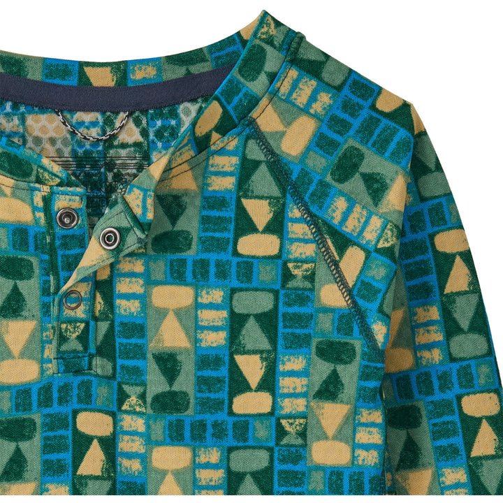 Patagonia Capilene Midweight Top - Toddlers' Tree Line: Uplift Blue