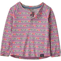 Patagonia Capilene Midweight Henley - Infants' Planet Hearts: Brisk Purple::Planet Hearts: Brisk Purple