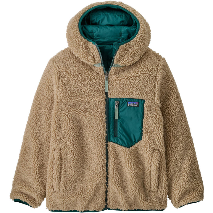 Patagonia Reversible Ready Freddy Hoodie - Kids' Cascade Green
