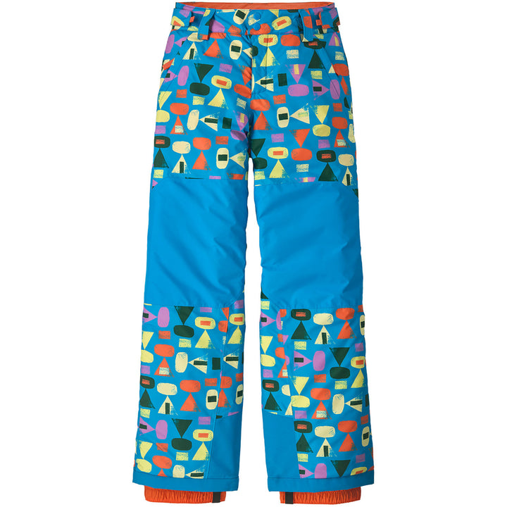 Patagonia Powder Town Pants - Kids' Forest Being: Uplift Blue