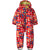 Patagonia Snow Pile One-Piece - Toddlers' Forest Being: Sizzle Red