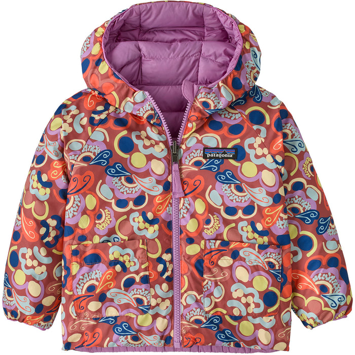Patagonia Reversible Down Sweater Hoodie - Infants' River River: Potters Red