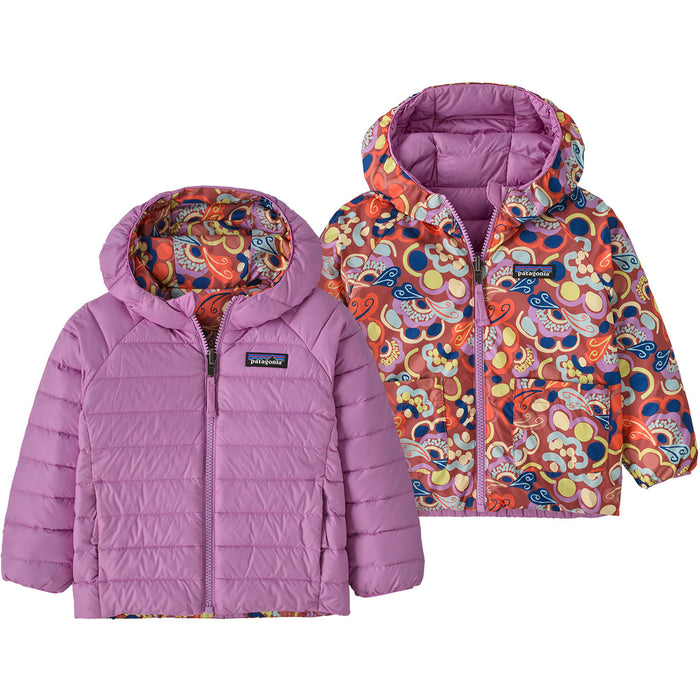 Patagonia Reversible Down Sweater Hoodie - Infants' River River: Potters Red