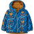 Patagonia Reversible Down Sweater Hoodie - Toddlers' About A Fish: Uplift Blue