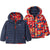 Patagonia Reversible Down Sweater Hoodie - Toddlers' Forest Being: Sizzle Red