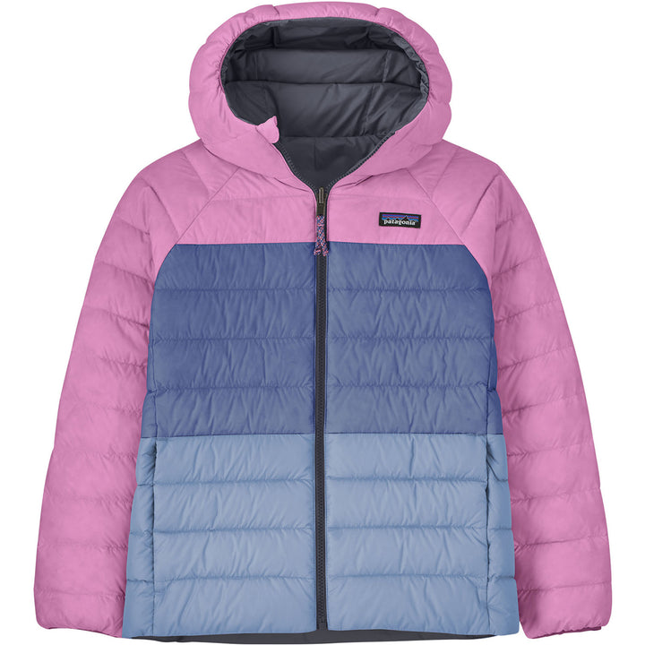 Patagonia Reversible Down Sweater Hoodie - Kids' Smolder Blue