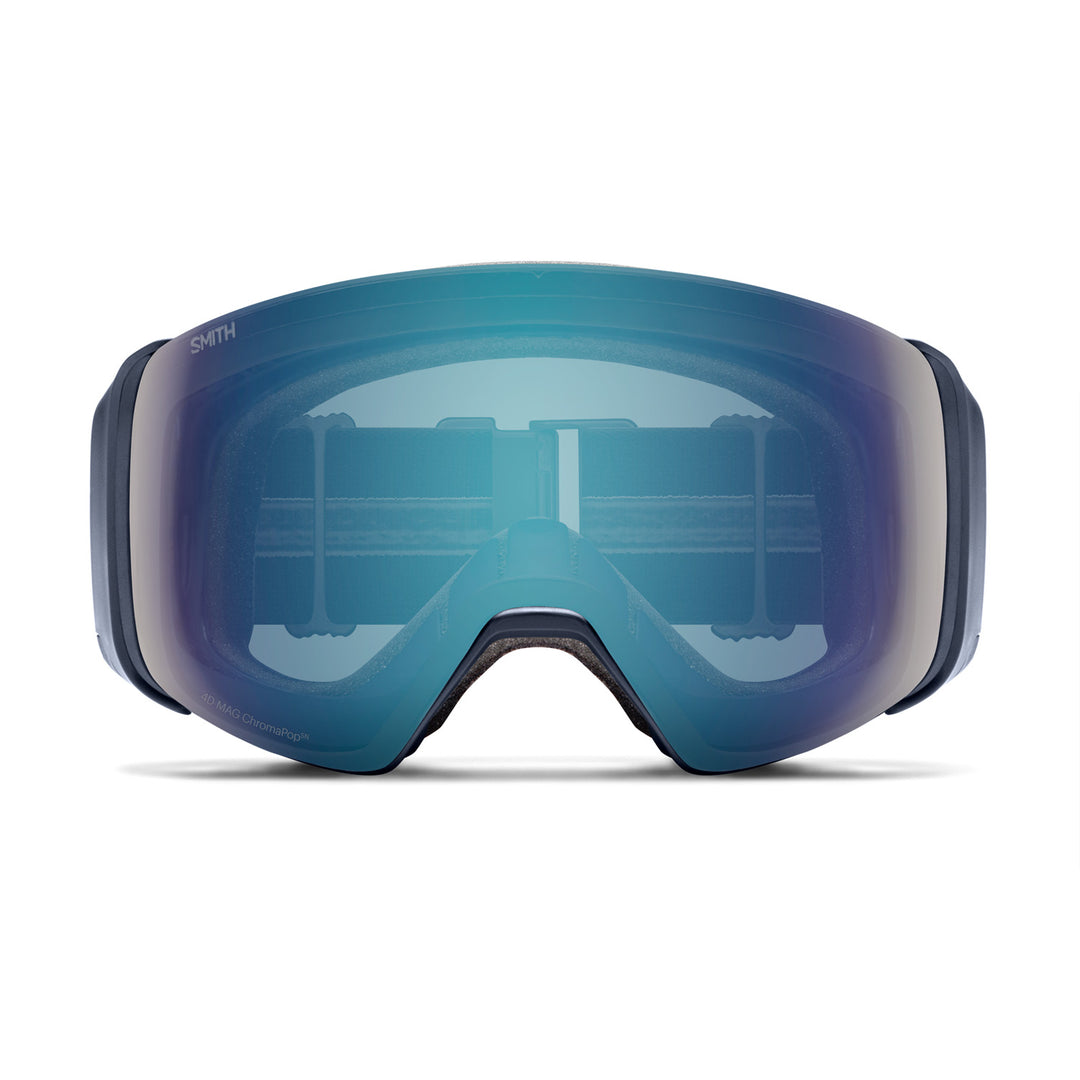 sundark goggles Smith 4D Mag Goggles Royal Navy ChromaPop Everyday Blue Mirror