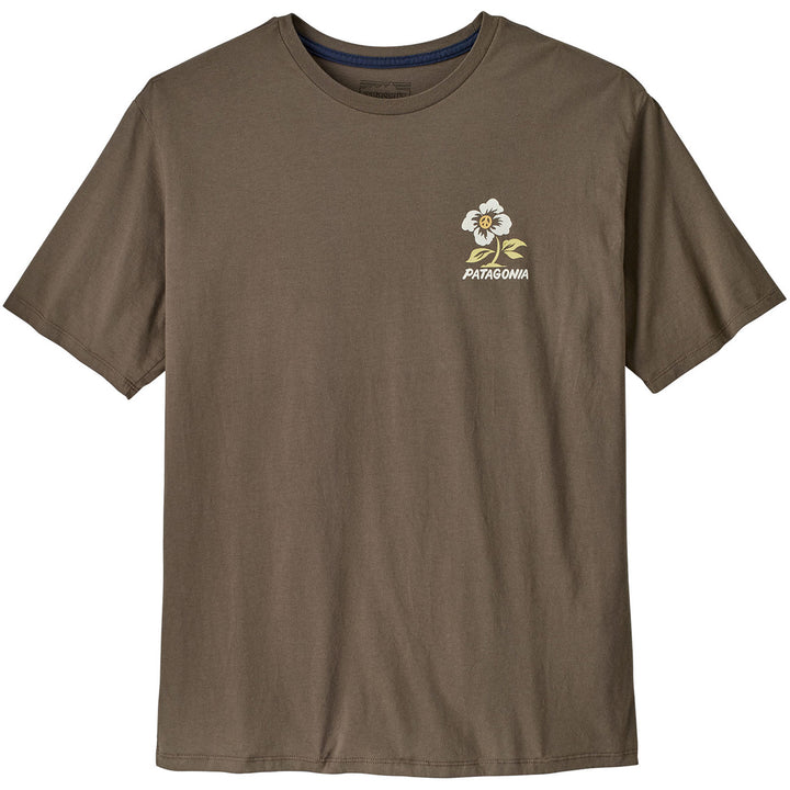 Patagonia Balance Organic T-Shirt - Men's Peace Seeds: Marlow Brown