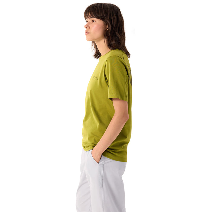 Arc'teryx Kragg SL Cotton Blurred Bird Crew Short-Sleeve T-Shirt - Women's Olive Moss/Tatsu
