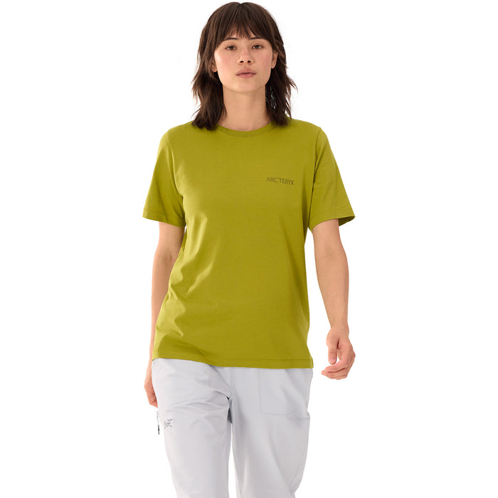 Arc'teryx Kragg SL Cotton Blurred Bird Crew Short-Sleeve T-Shirt - Women's Olive Moss/Tatsu