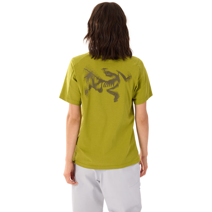 Arc'teryx Kragg SL Cotton Blurred Bird Crew Short-Sleeve T-Shirt - Women's Olive Moss/Tatsu