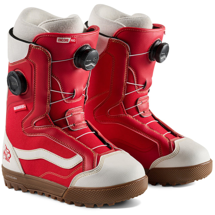 Vans Encore Pro x Mia Snowboard Boots - Women's 2026 Racing Red/Marshmallow