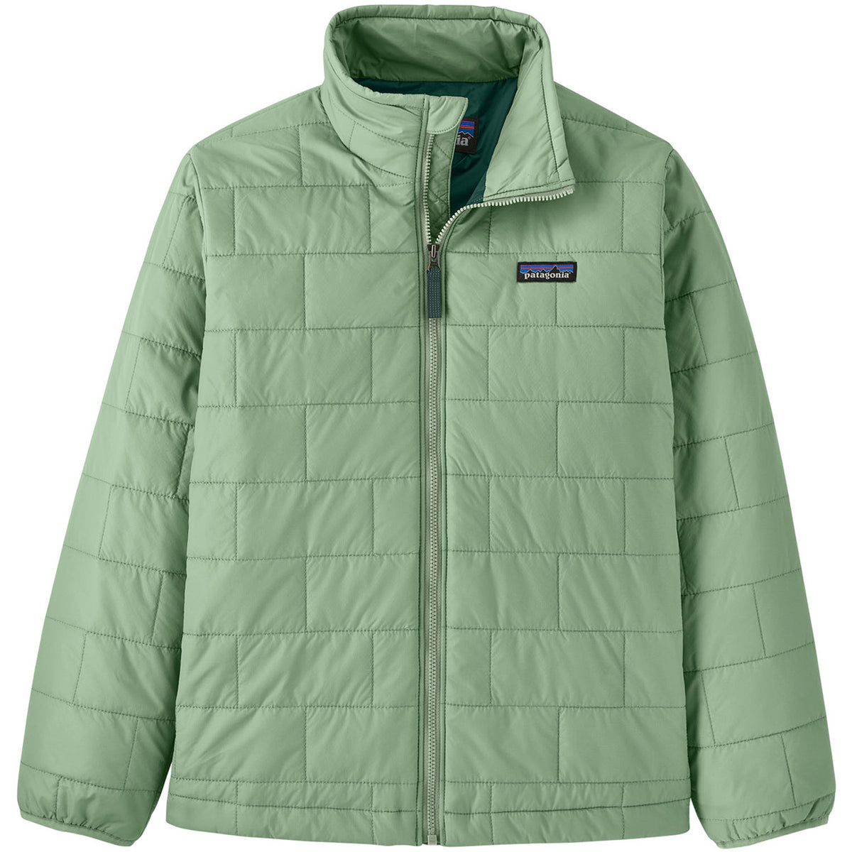 Patagonia Nano Puff Brick Quilt Jacket - Kids' Ellwood Green