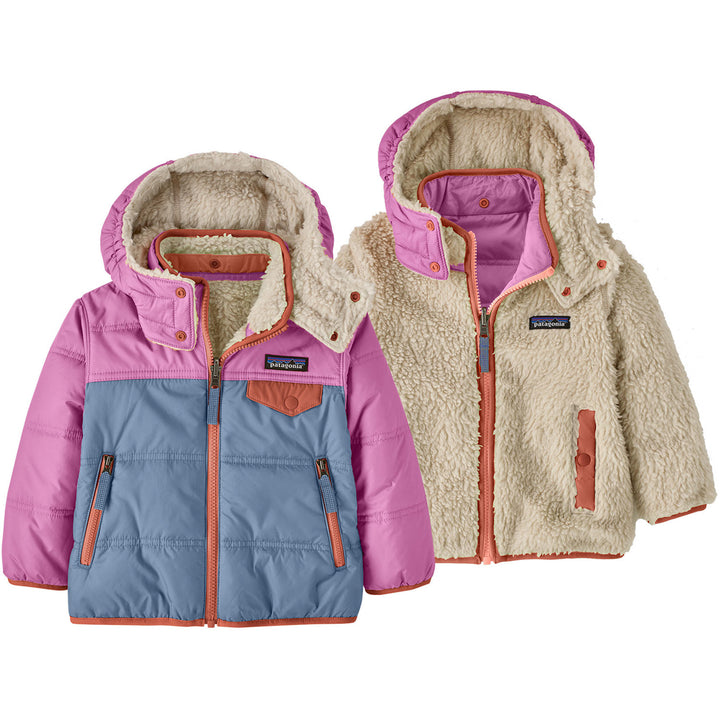 Patagonia Reversible Tribbles Hoodie - Infants' Barnacle Blue