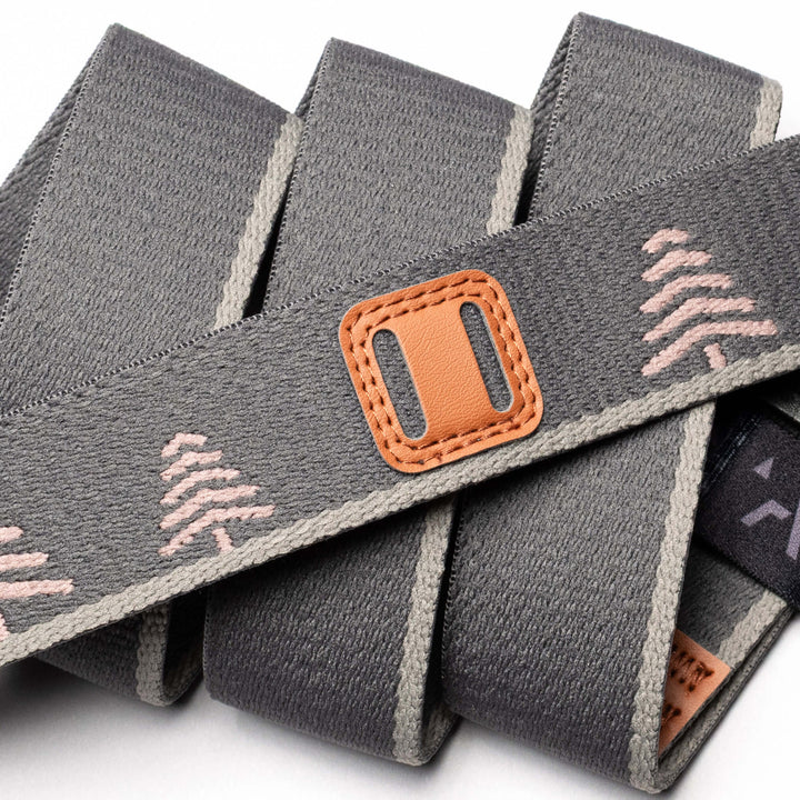 Arcade Blackwood Slim Belt Charcoal/Blush