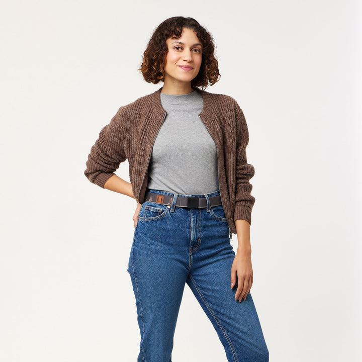 Arcade Blackwood Slim Belt Charcoal/Blush