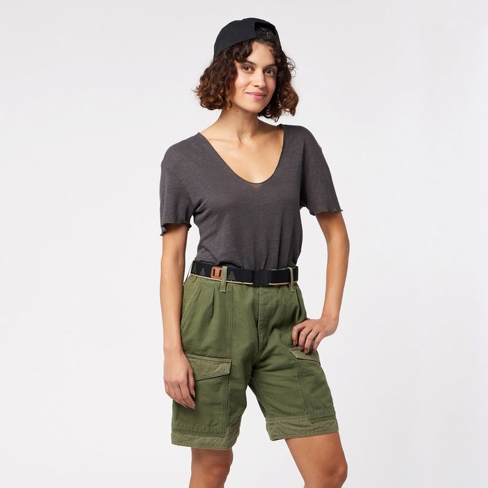 Arcade Blackwood Long Belt Black/Sand