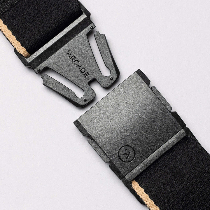 Arcade Blackwood Long Belt Black/Sand