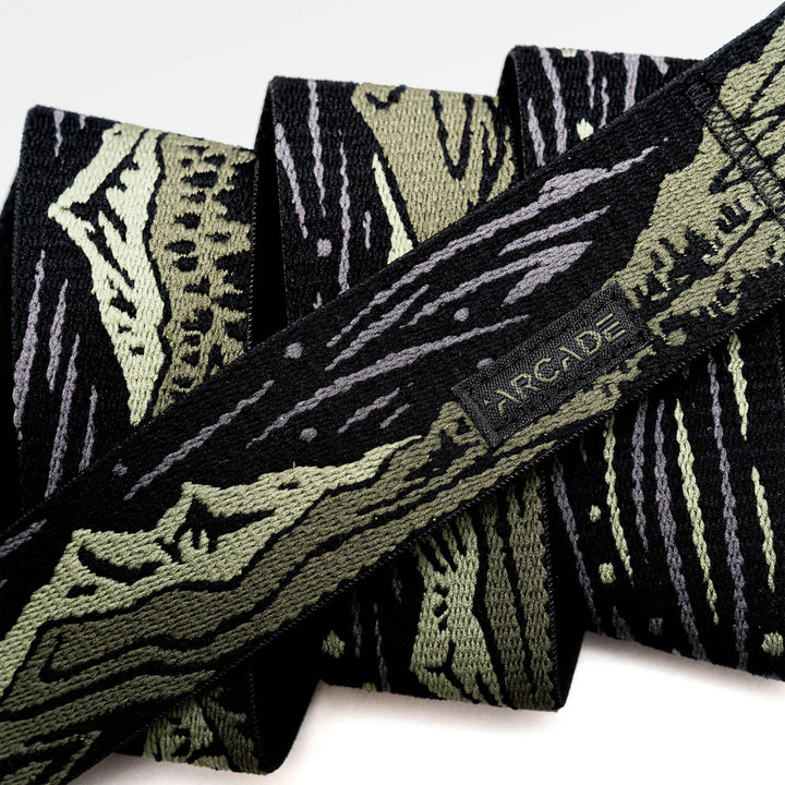 Arcade Out of Range Long Belt Ivy Green