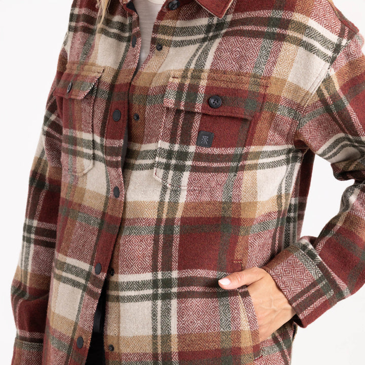 Roark Amberley Shirt Jacket - Women's Sangria