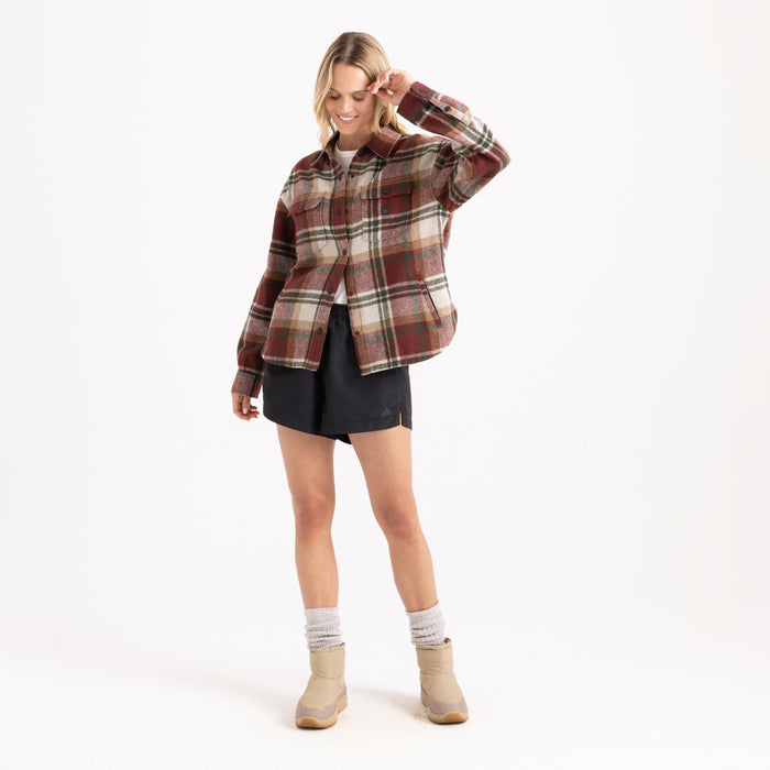 Roark Amberley Shirt Jacket - Women's Sangria