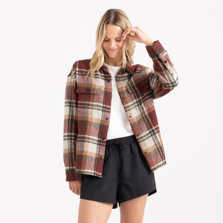 Roark Amberley Shirt Jacket - Women's Sangria