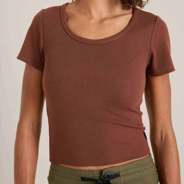 Roark Wind Worn T-Shirt - Women's Sepia