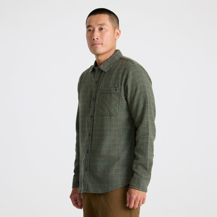 Roark Crossroads Flannel - Men's Dark Forest