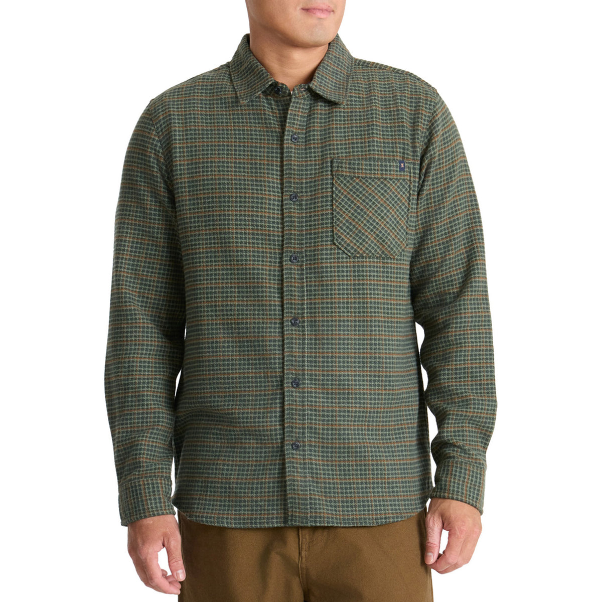 Roark Crossroads Flannel - Men's Dark Forest