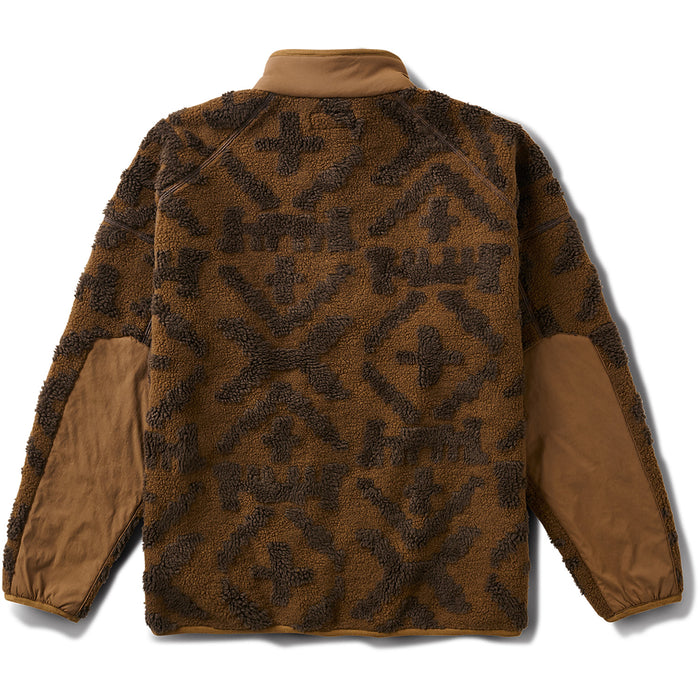 Roark Campover Jacquard Sherpa Zip Fleece - Men's Otter