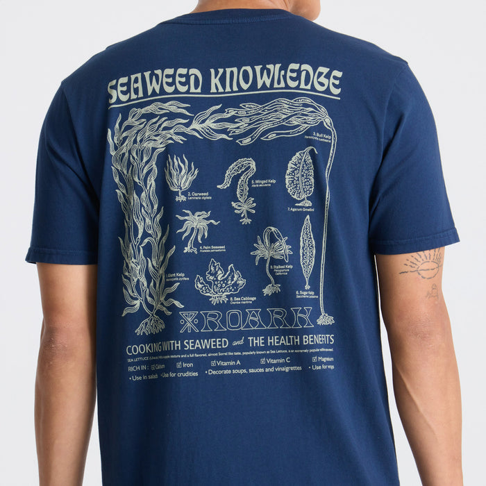 Roark Seaweed Knowledge T-Shirt - Men's Navy