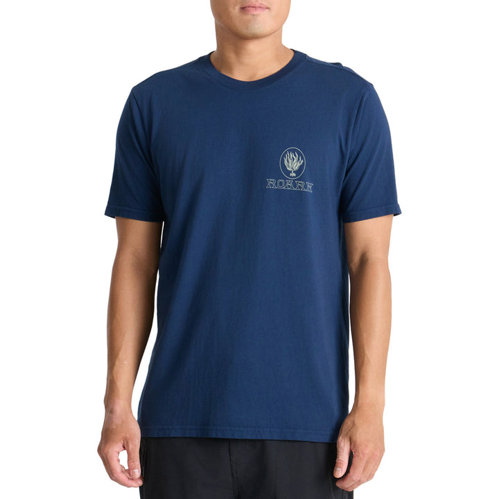 Roark Seaweed Knowledge T-Shirt - Men's Navy