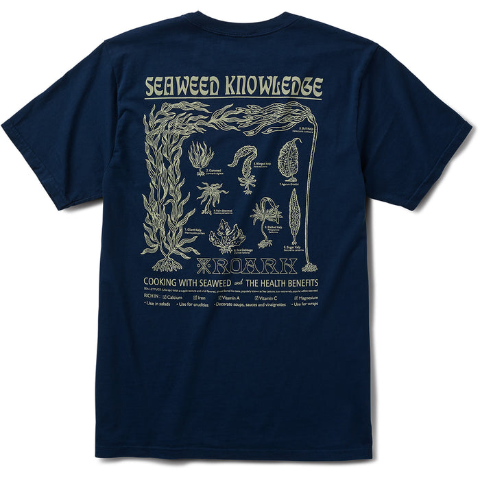 Roark Seaweed Knowledge T-Shirt - Men's Navy