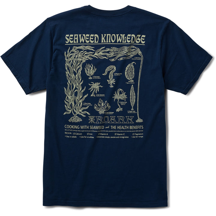 Roark Seaweed Knowledge T-Shirt - Men's Navy