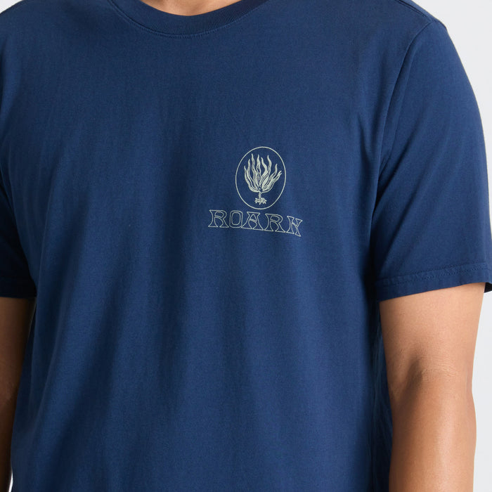 Roark Seaweed Knowledge T-Shirt - Men's Navy