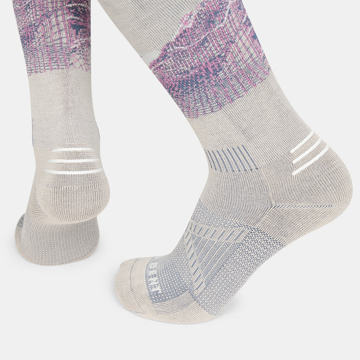 Le Bent Elyse Saugstad Pro Zero Cushion Socks Silver Lining