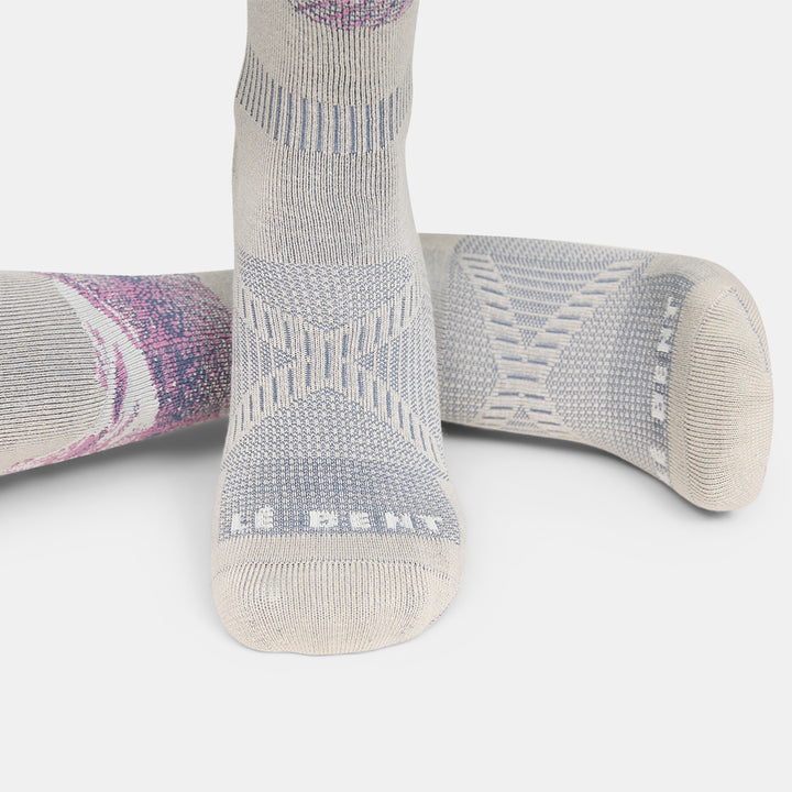 Le Bent Elyse Saugstad Pro Zero Cushion Socks Silver Lining