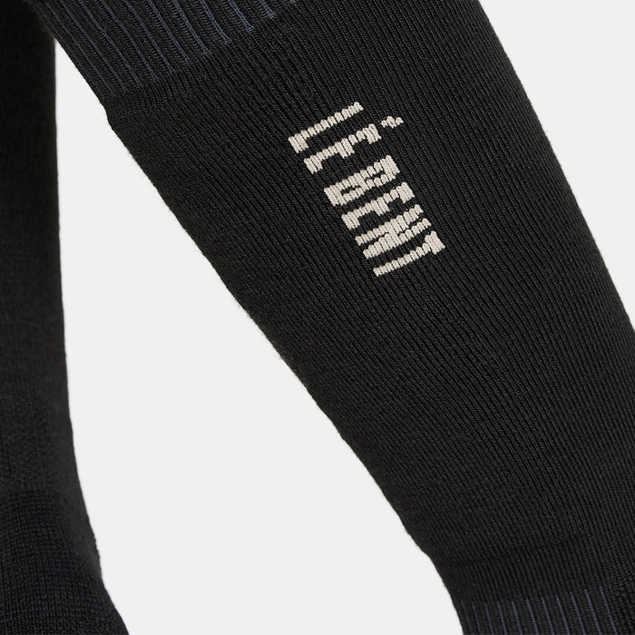 Le Bent Light Cushion Logo Socks Black