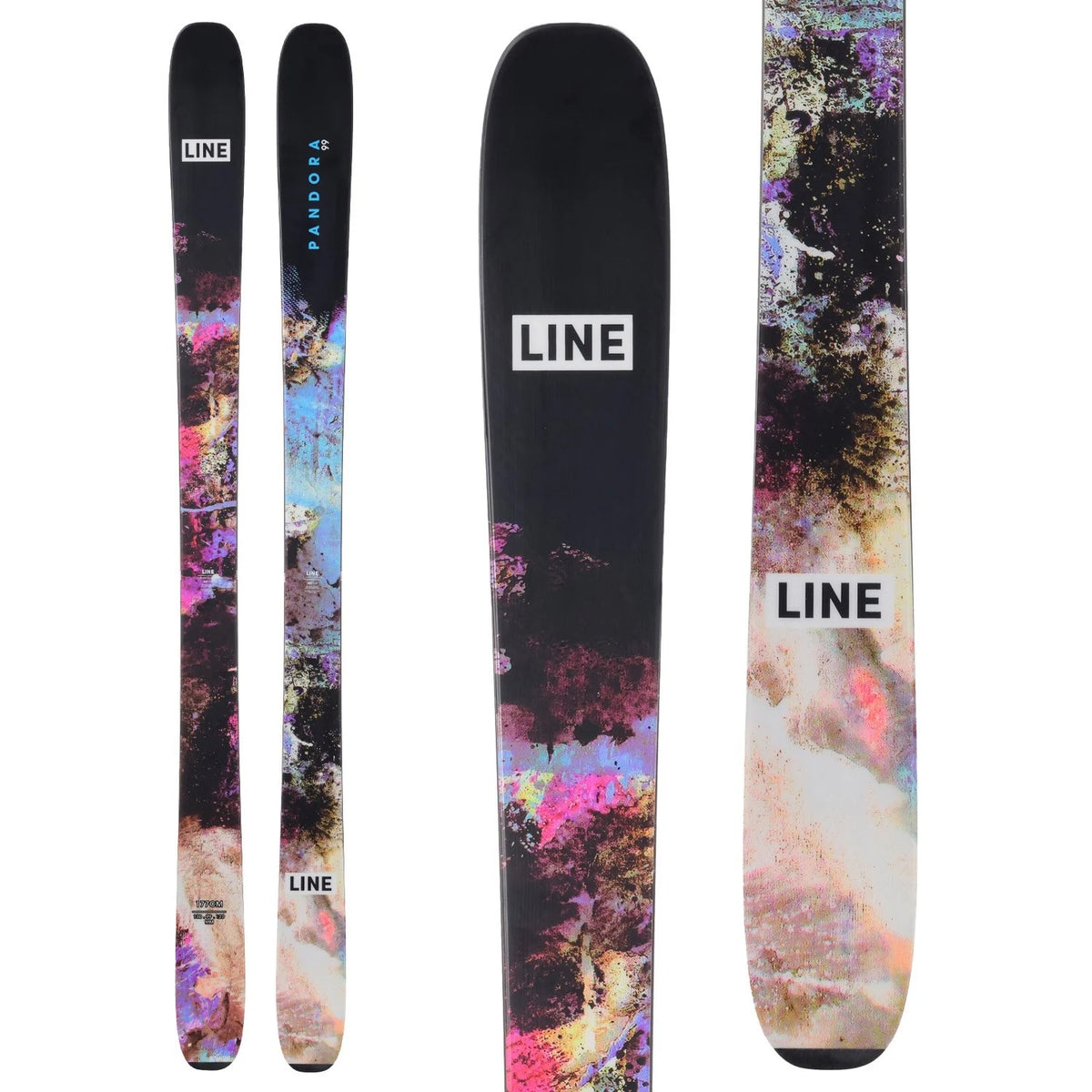 Line Pandora 99 Skis + Atomic Strive 14 GW Ski Bindings 2025