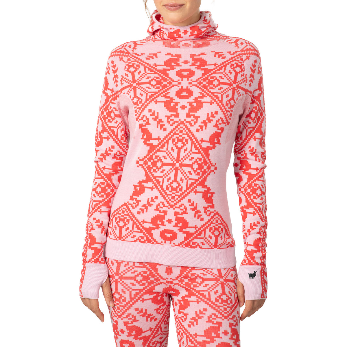 Kari Traa Saga Hood - Women's Heat Red