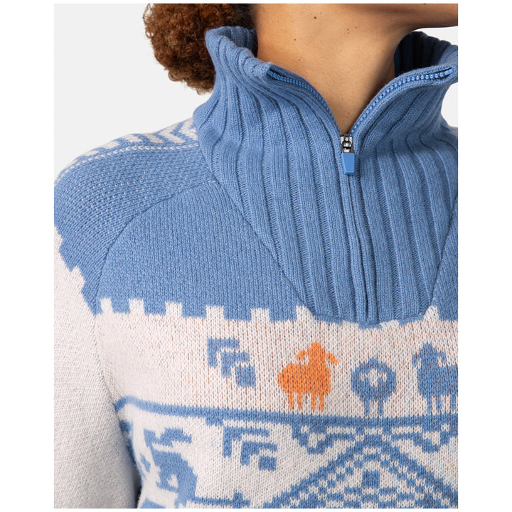Kari Traa Saga Knit Sweater - Women's Sea Blue