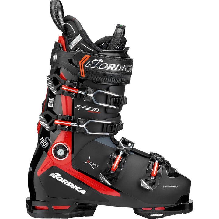 Nordica Speedmachine 3 130 S Ski Boots 2024 Black/Red/Anthracite