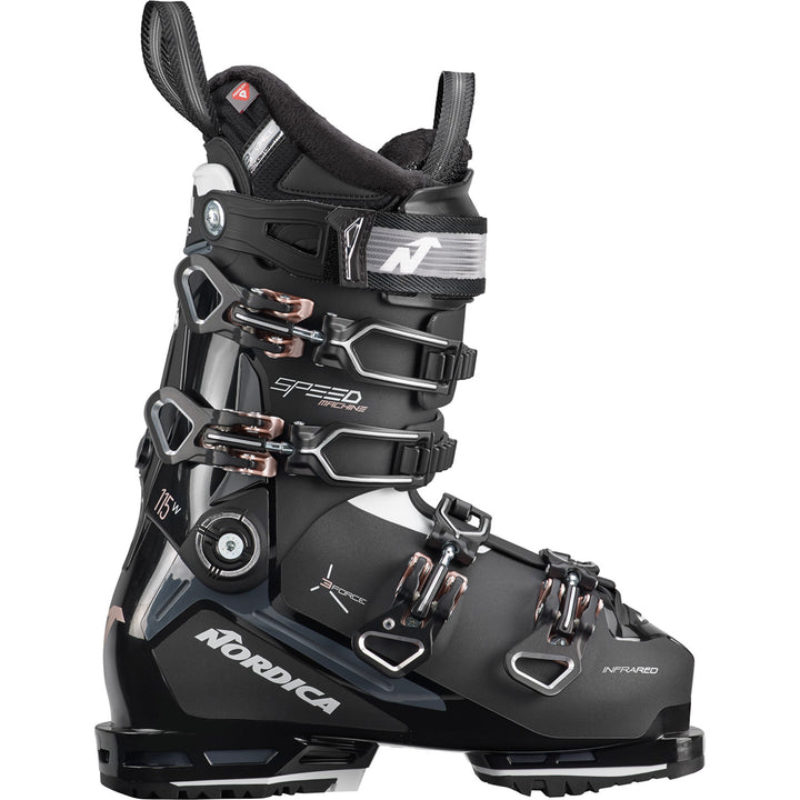 Nordica Speedmachine 3 115 W Ski Boots - Women's 2024 Black/Anthracite/Rose