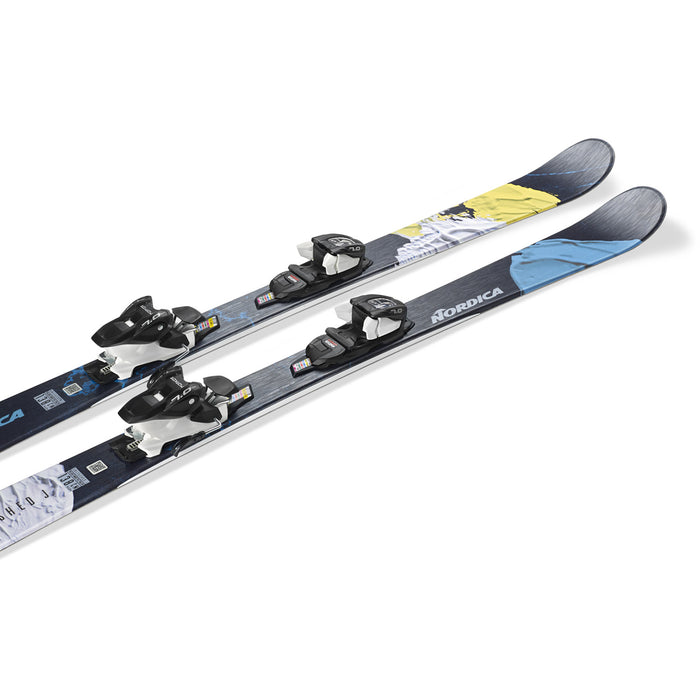 Nordica Unleashed J Skis + FDT 7.0 Bindings - Kids' 2025