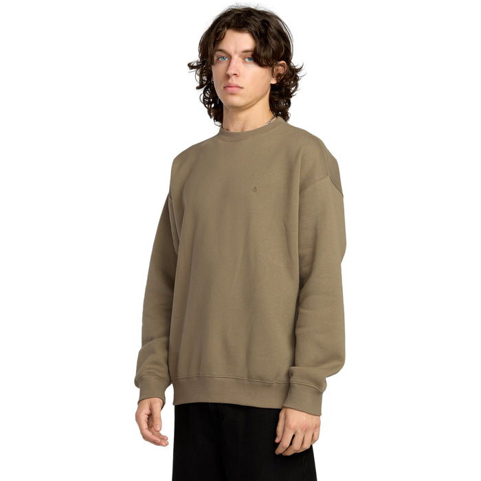 Volcom Single Stone PW Crew Sweater - Men's Brindle