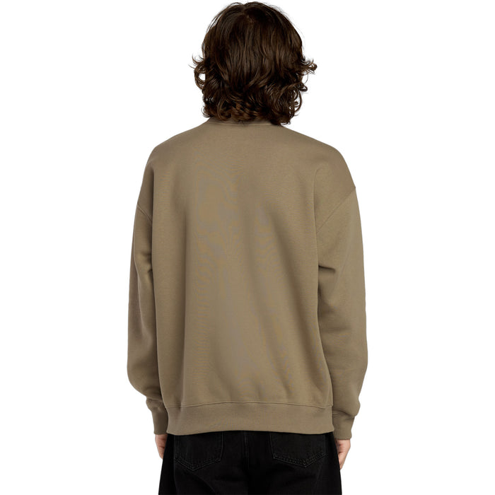 Volcom Single Stone PW Crew Sweater - Men's Brindle