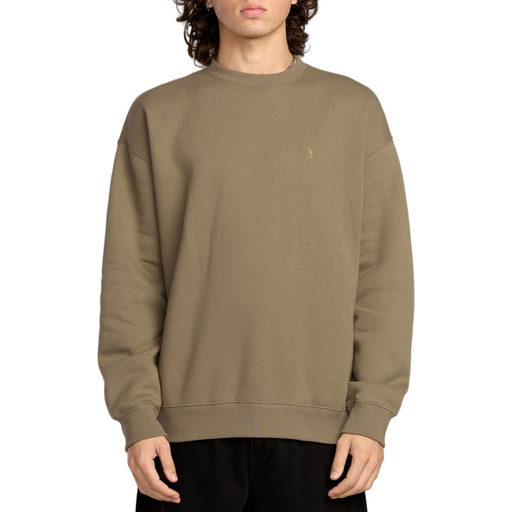 Volcom Single Stone PW Crew Sweater - Men's Brindle