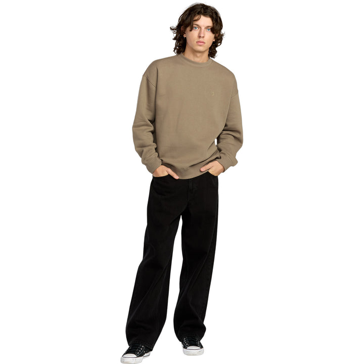 Volcom Single Stone PW Crew Sweater - Men's Brindle