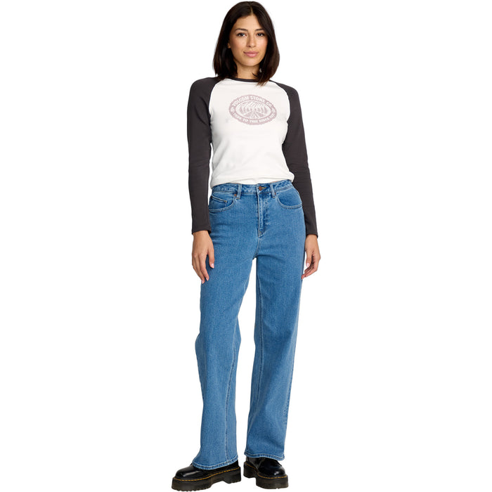 Volcom Stoned BF Hirise Pants - Women's Deep River Blues