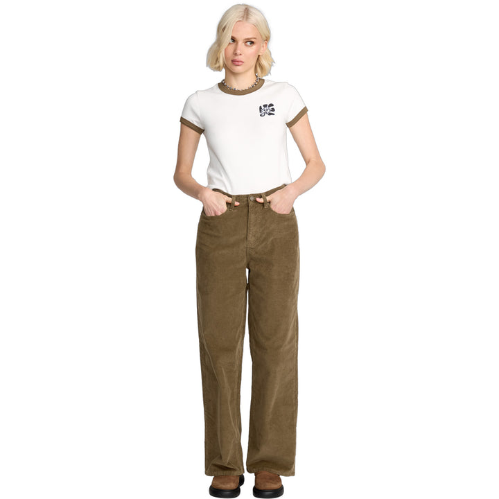 Volcom Stoned BF Hirise Pants - Women's Olive